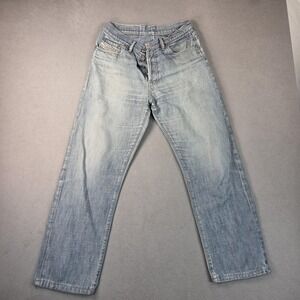 Diesel Jeans Mens 30x28 Kulter Relaxed Straight Baggy Italy Tag 34x32 00859